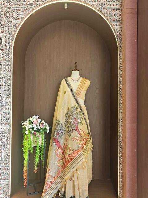 Akshara muga cotton indian sarees wholesale